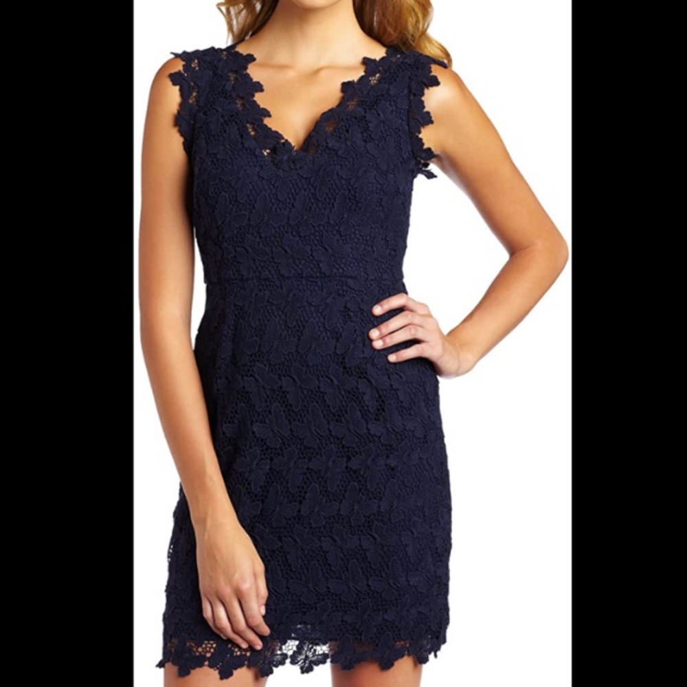 Lilly Pulitzer Reeve blue lace dress - size 4